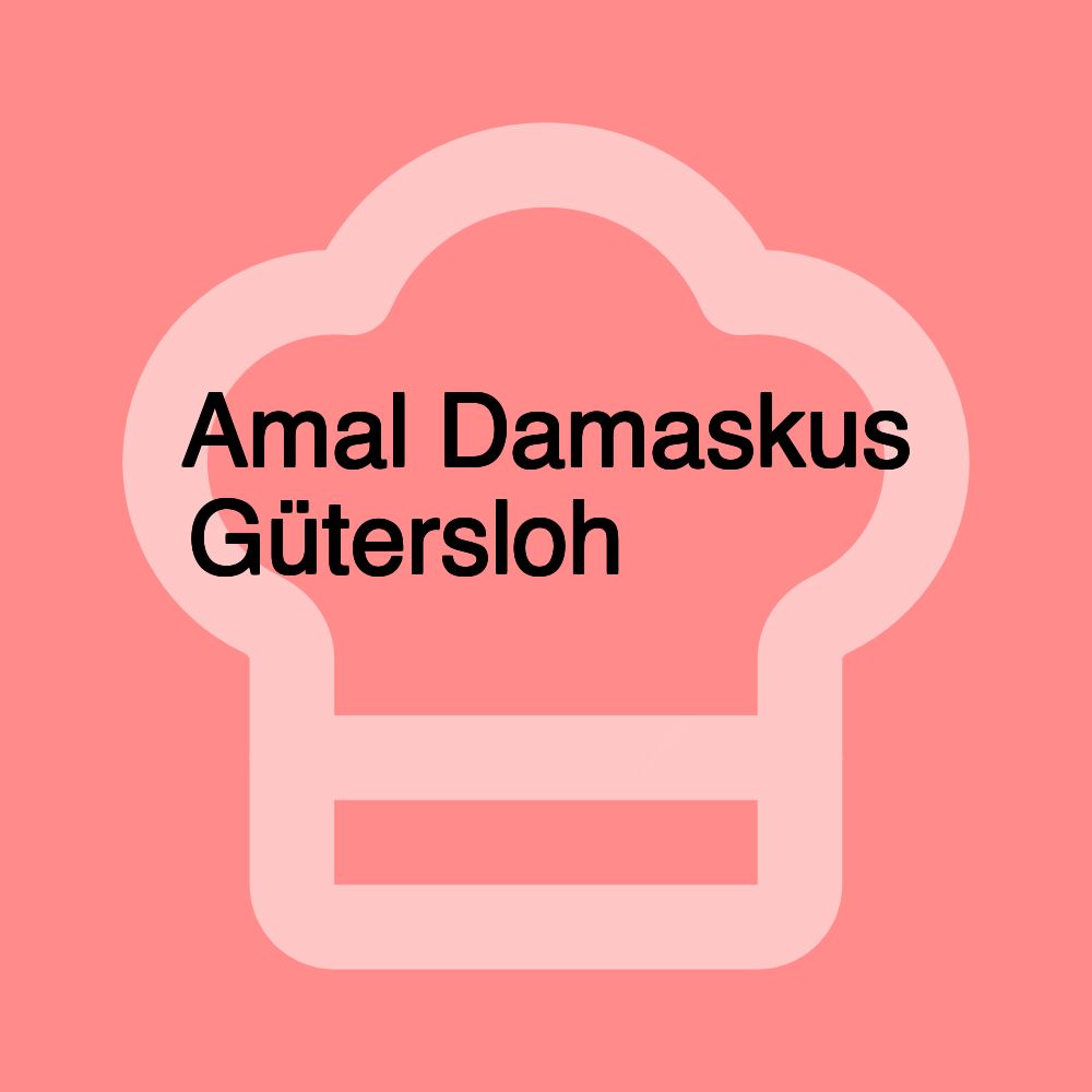 Amal Damaskus Gütersloh مطعم امل الشام