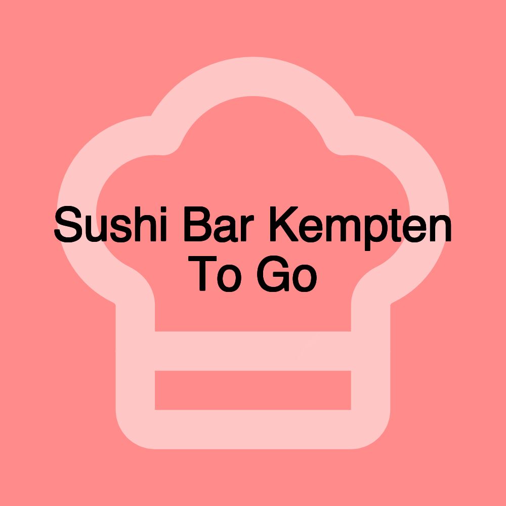 Sushi Bar Kempten To Go