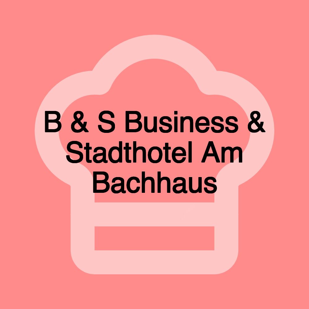 B & S Business & Stadthotel Am Bachhaus