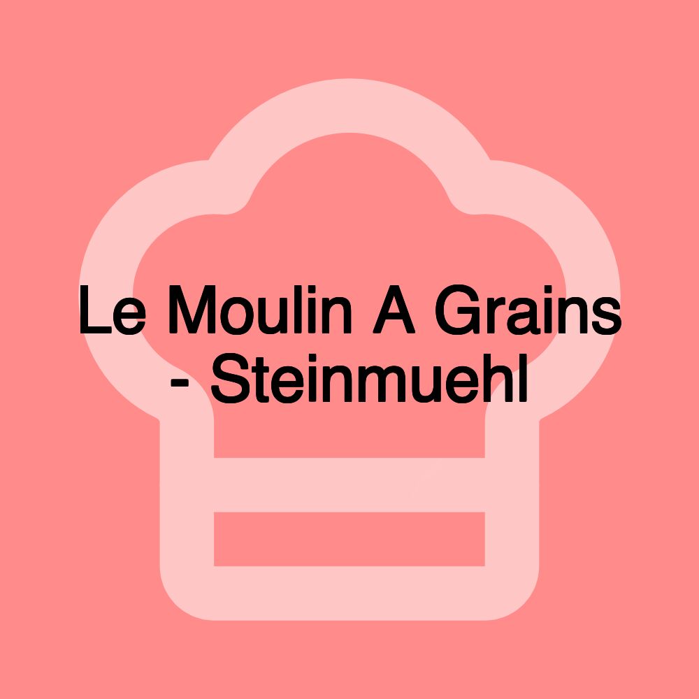 Le Moulin A Grains - Steinmuehl