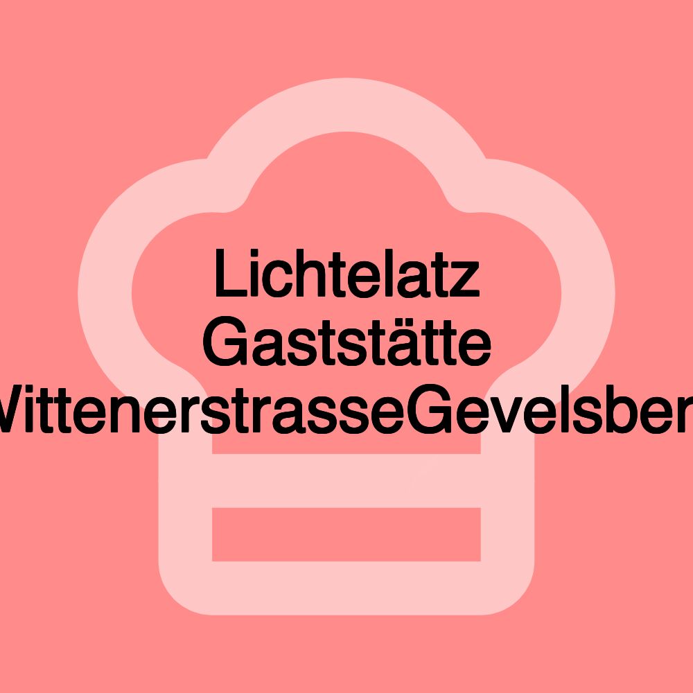 Lichtelatz Gaststätte WittenerstrasseGevelsberg