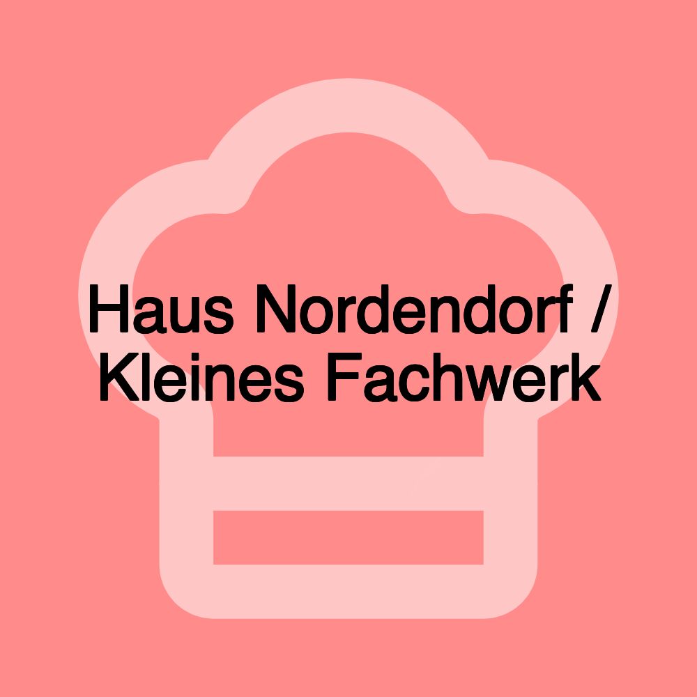 Haus Nordendorf / Kleines Fachwerk Haus Nordendorf / Kleines Fachwerk