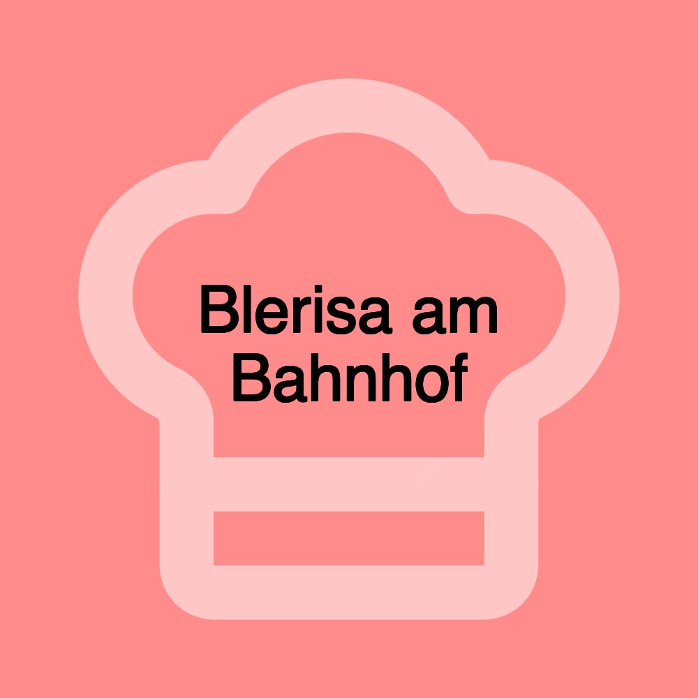 Blerisa am Bahnhof
