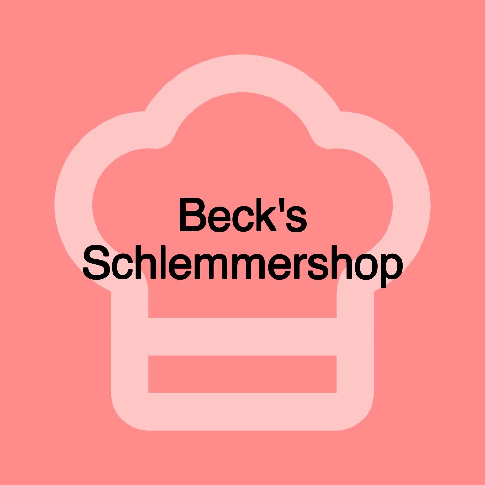Beck's Schlemmershop