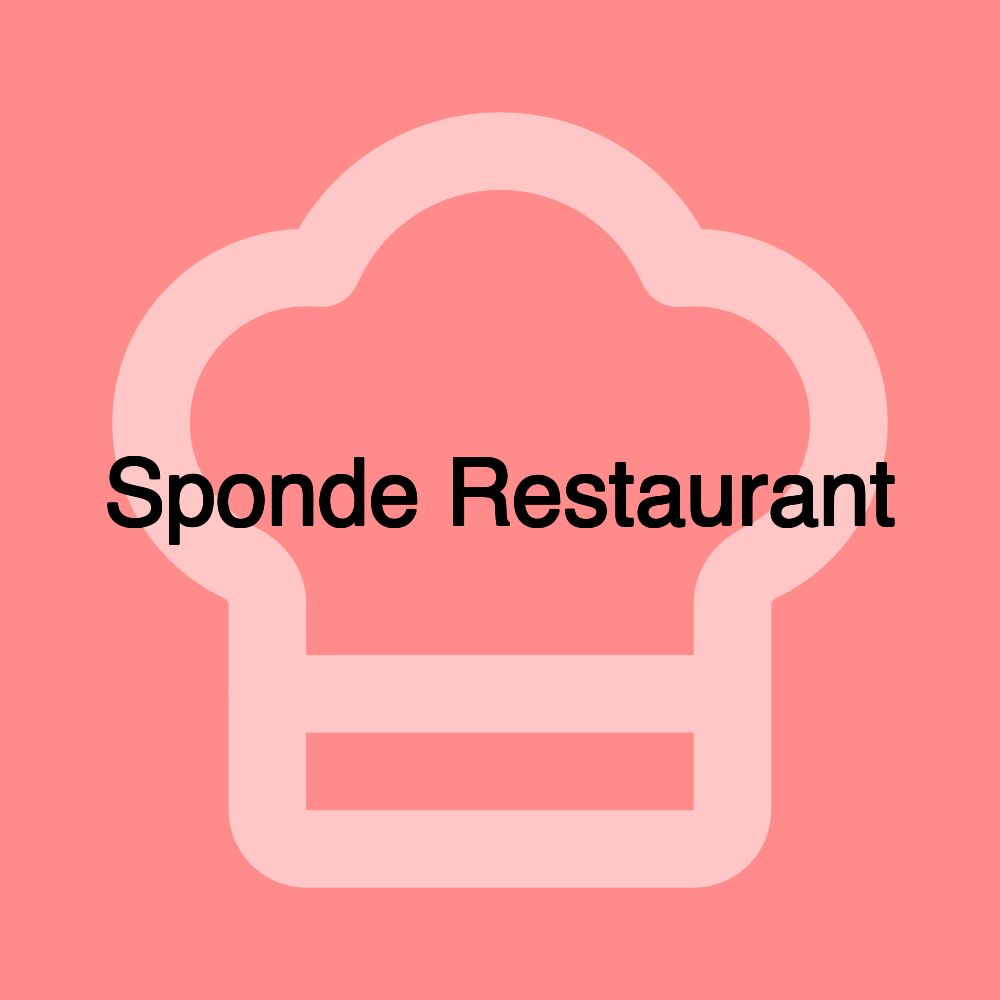 Sponde Restaurant Sponde Restaurant