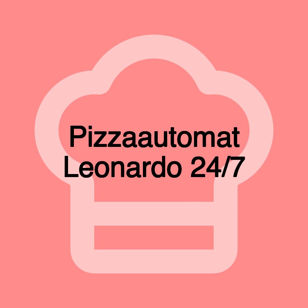 Pizzaautomat Leonardo 24/7 Pizzaautomat Leonardo 24/7