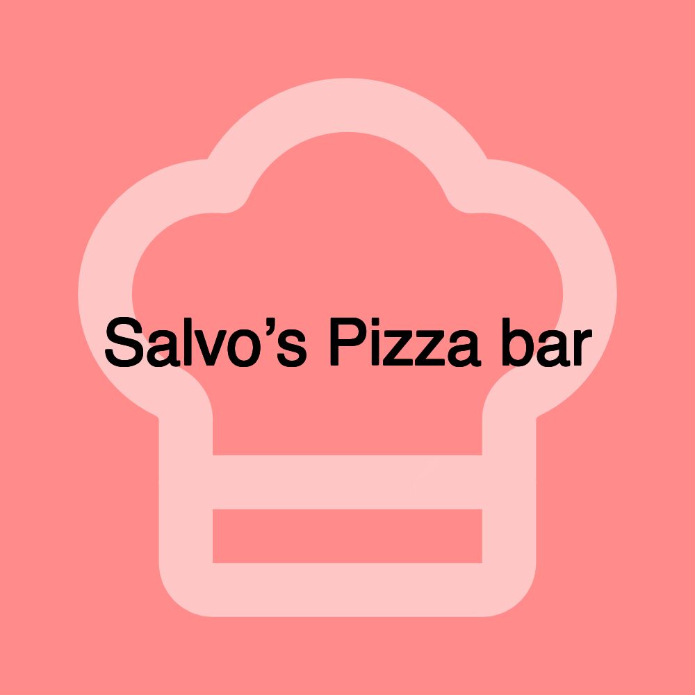Salvo’s Pizza bar