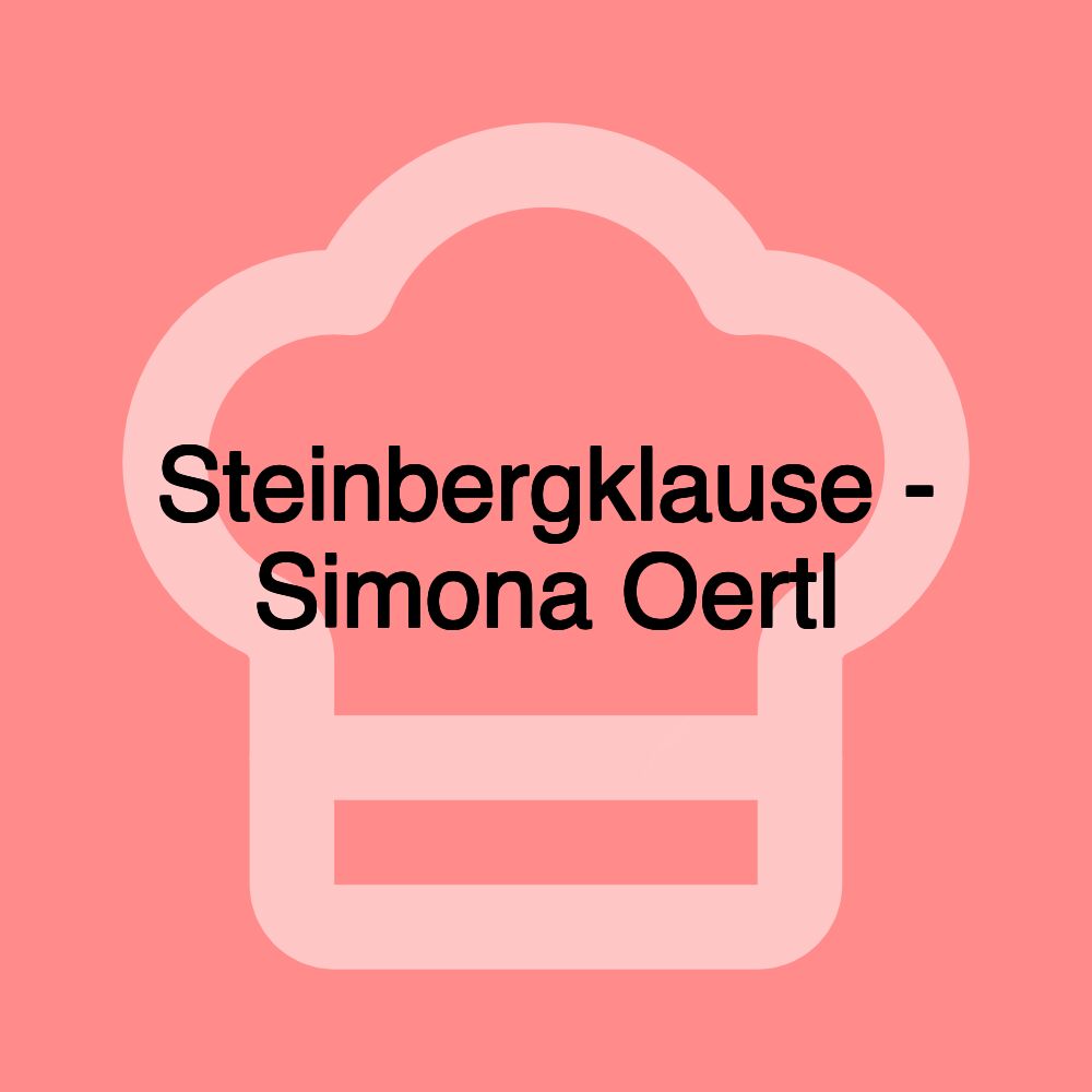 Steinbergklause - Simona Oertl Steinbergklause - Simona Oertl