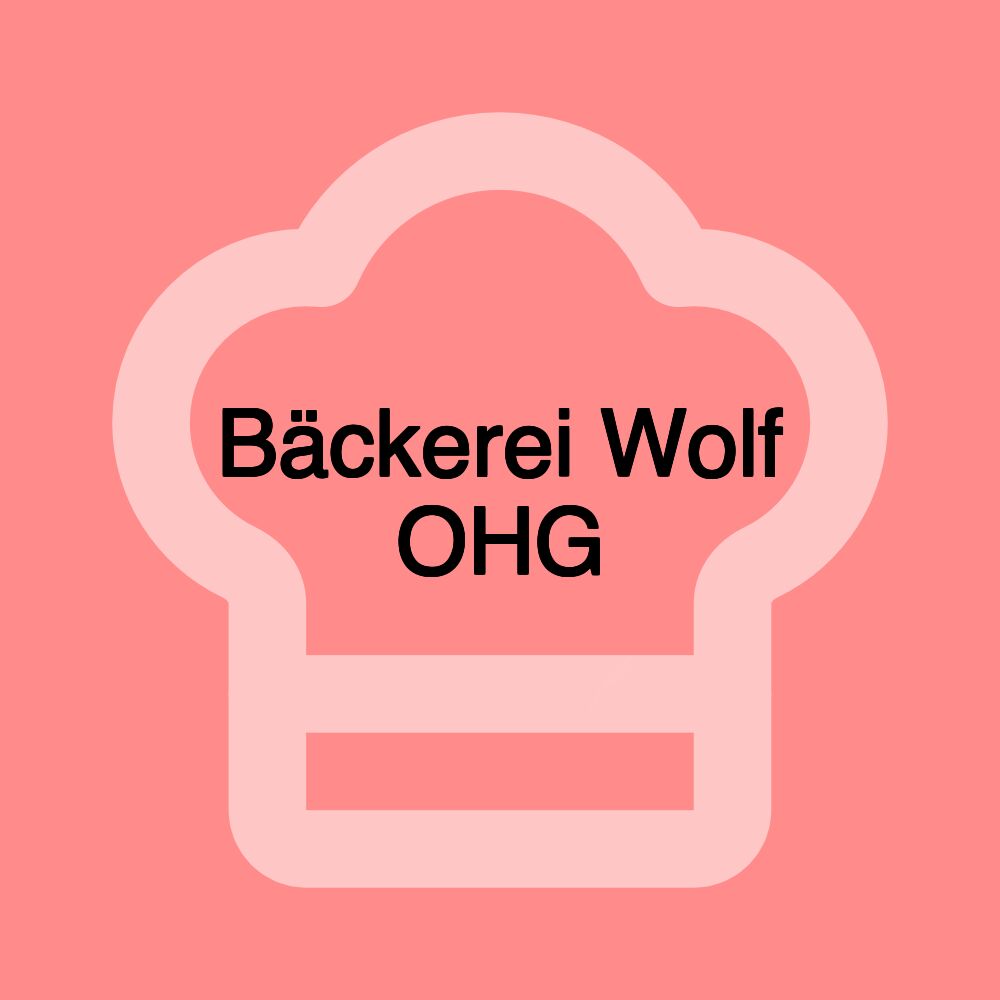 Bäckerei Wolf OHG