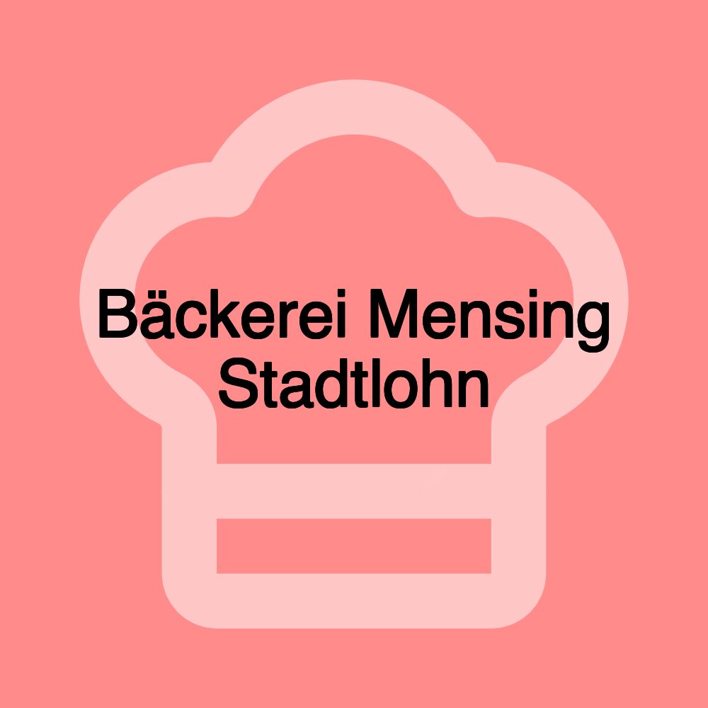 Bäckerei Mensing Stadtlohn Bäckerei Mensing Stadtlohn