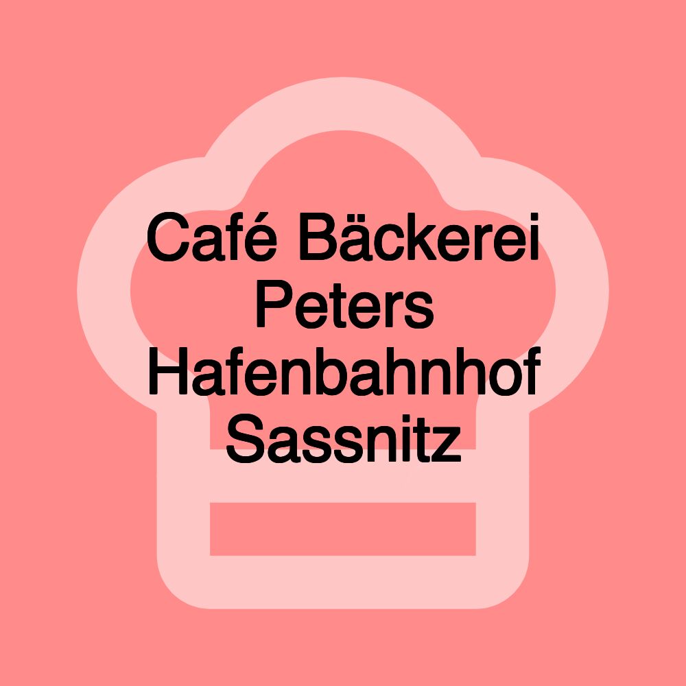 Café Bäckerei Peters Hafenbahnhof Sassnitz